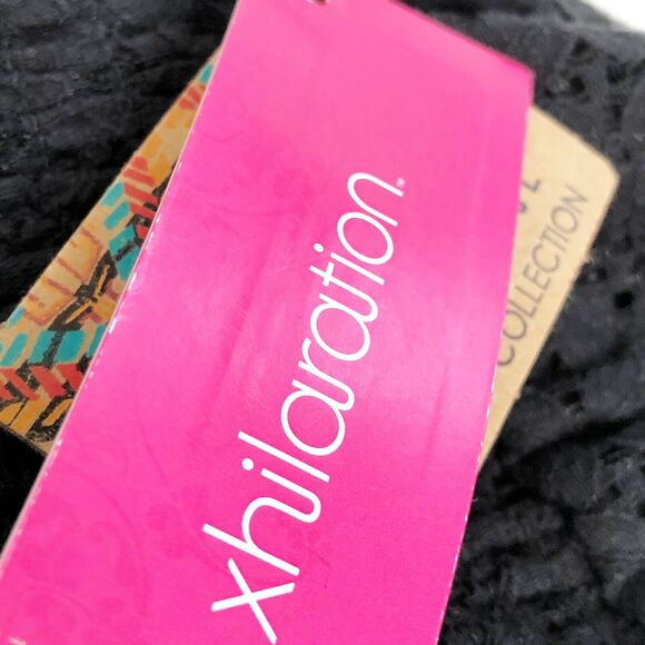 Xhilaration Nomadic Soul Shorts Black Boho Fringe Pull On Stretchy NEW!! - Picture 5 of 5